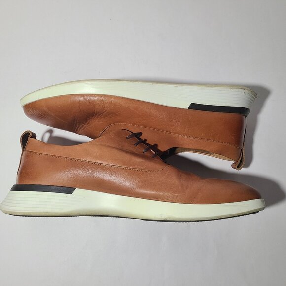 Wolf & Shepherd Crossover Longwing Honey Leather Oxfords Men's 12.5 - Picture 4 of 8